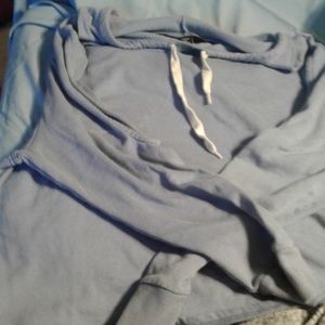 Vanilla star hooded crop top